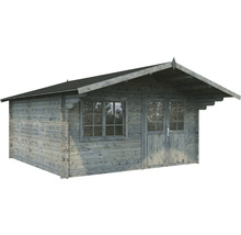 Abri de jardin en bois avec fenêtre et porte double