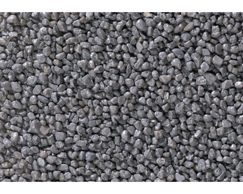 Gravier coloré Aqua 25 kg, gris asphalte