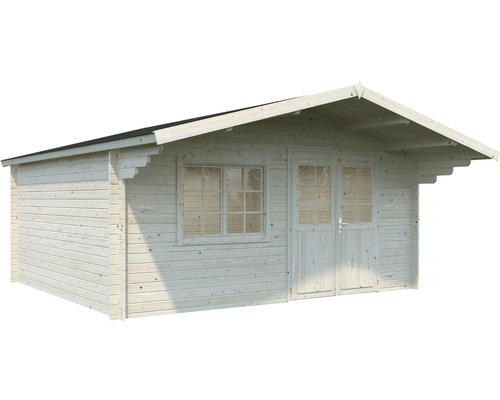 Abri de jardin en bois avec fenêtre et double porte