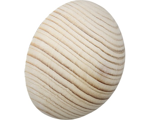 Embouts Pertura pour main courante en bois d'épicéa Ø 52 mm (pack = 2 pièces) Oeuf en bois