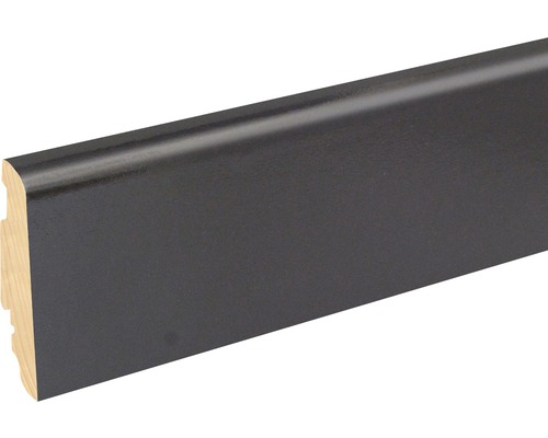 SKANDOR Sockelleiste schwarz glänzend FOFA829 FU60L 19 x 58 x 2400 mm