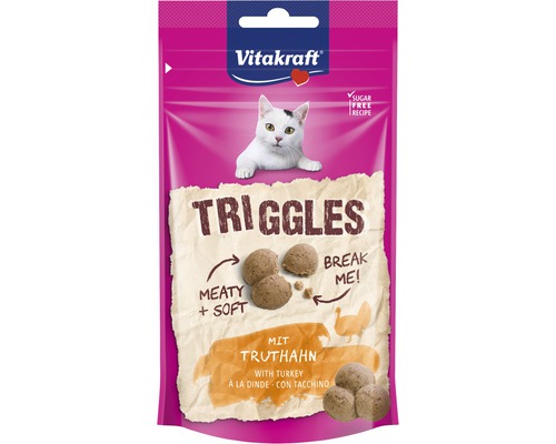 En-cas pour chats Vitakraft Triggles à la dinde 40 g