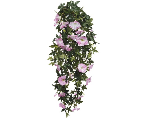 Fleur artificielle Pétunia suspendue 80x20x15 cm rose
