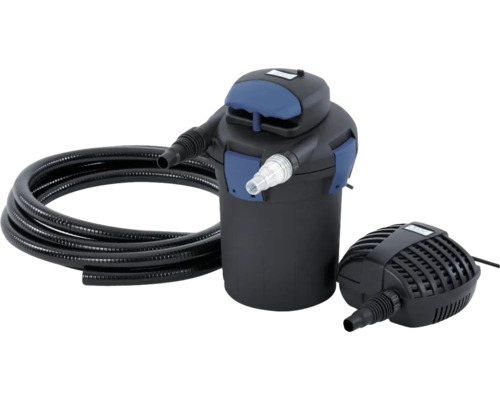 Système de filtration pour bassin de jardin avec tuyau et pompe