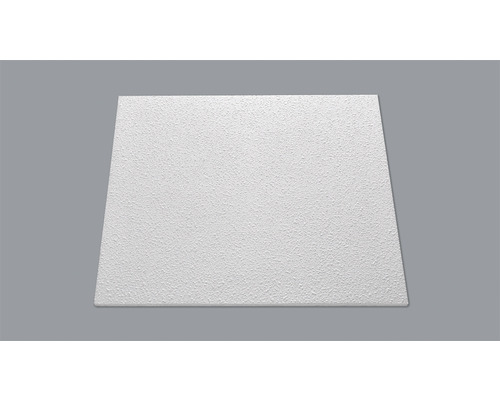 Dalle de plafond T148, aspect crépi ribé, 50 x 50 cm, 2 m² par paquet