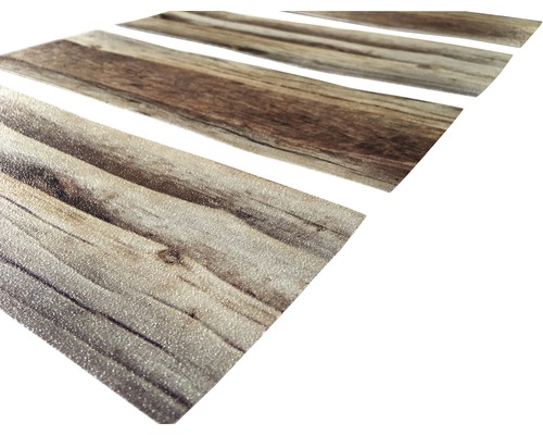 Plusieurs revêtements de sol en vinyle avec décor bois