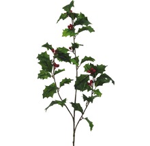 Künstlicher Stechpalmenzweig mit roten Beeren