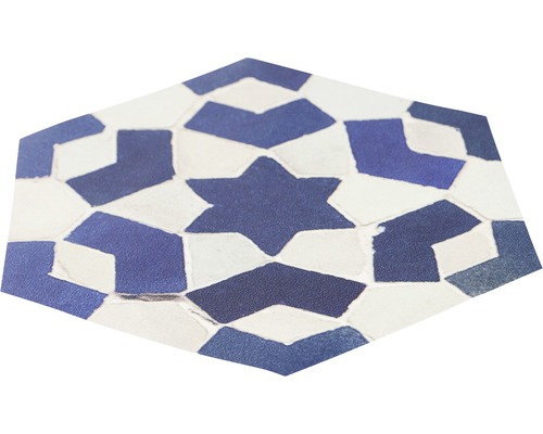Antirutschsticker mySPOTTI stepon Hexagon-Form Enrico Sechseckige Fliese mit Sternmuster
