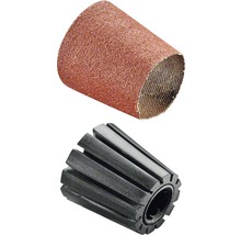 Kit de manchons abrasifs avec manchons abrasifs et corps en caoutchouc