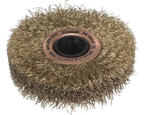 Drahtbürstenaufsatz für Bohrmaschine mit maximal 4500 Umdrehungen pro Minute