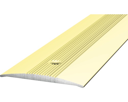 Barre de seuil Prinz aluminium sahara perforé 37 x 1000 mm Profilé de rail avec surface nervurée et trous de fixation