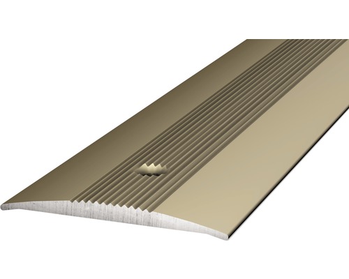 Barre de seuil Prinz aluminium acier inoxydable mat perforé 37 x 1000 mm