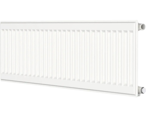 Radiateur à vanne Rotheigner type E (10) 6 connexions (en bas à droite ou latérales) 300 x 1000 mm blanc avec languettes de fixation