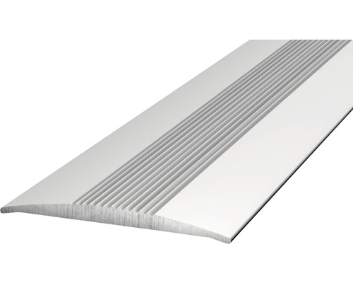 Barre de seuil Prinz alu argent autocollant 37 x 1000 mm Profil de transition avec rainures