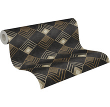 Rouleau de papier peint à motif géométrique