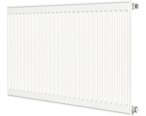 Radiateur à vanne Rotheigner type E (10) 6 connexions (en bas à droite ou latérales) 500 x 400 mm blanc avec languettes de fixation