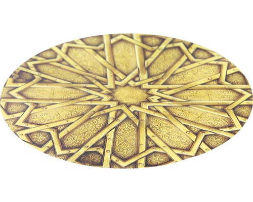 Adhésif antidérapant mySPOTTI stepon cercle Ancient Door Plaque décorative avec motif en étoile