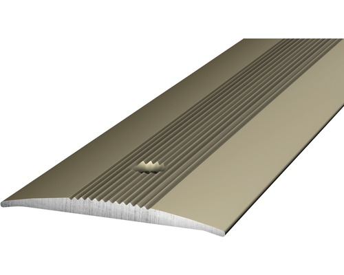 Barre de seuil Prinz aluminium acier inoxydable mat perforé 37 x 2700 mm