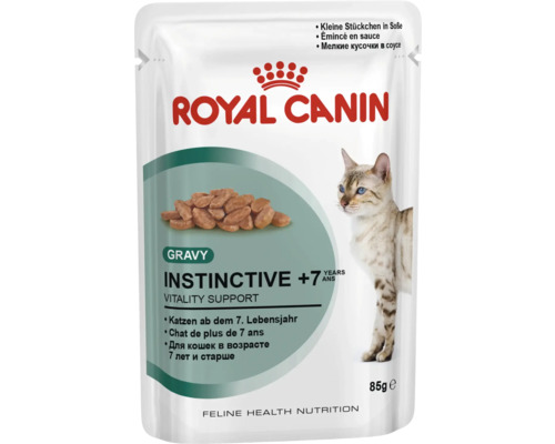 Aliment pour chat Royal Canin Instinctive plus 7 ans en sachet de 85 grammes