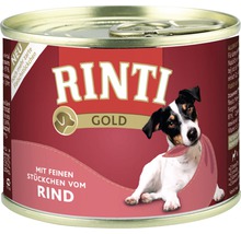 Hundefutter nass RINTI Gold Rind 185 g-thumb-0