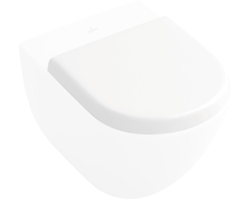 Siège de WC Villeroy & Boch Subway 9M55S1 facilement amovible avec Softclose blanc