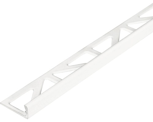 Profilé d'angle de finition Dural Durosol DSAC 830 aluminium blanc revêtu par poudre 300 cm