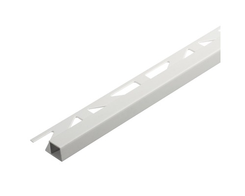 Profilé décoratif Squarline PVC blanc 11 mm 250 cm