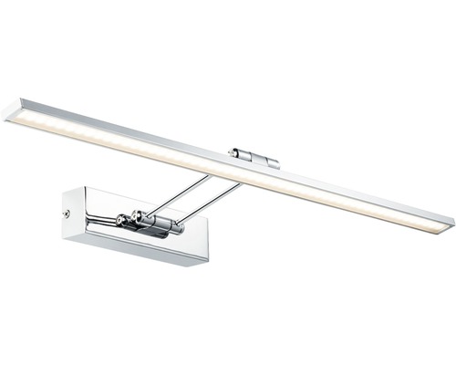 Éclairage pour tableaux LED 1x11W 1050 lm 2700 K blanc chaud Beam Sixty chrome l 585 mm Lampe LED pour tableaux en métal pour montage mural
