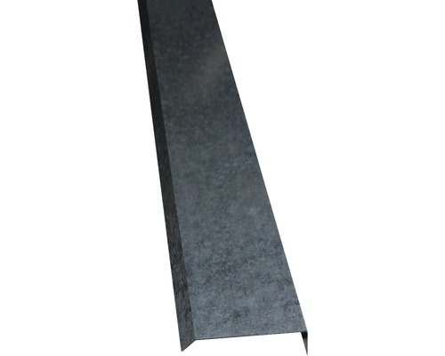 Bande de solin PRECIT zingué 2000x50x15 mm Profilé de protection des bords en métal