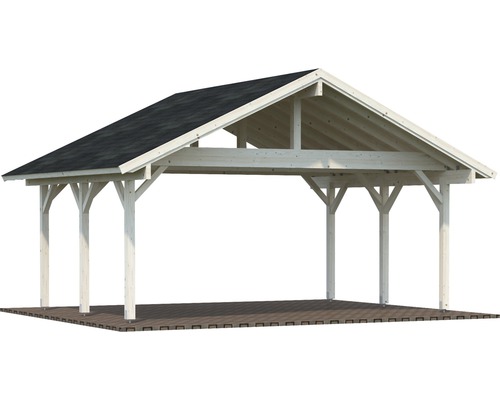 Holzcarport mit Dach