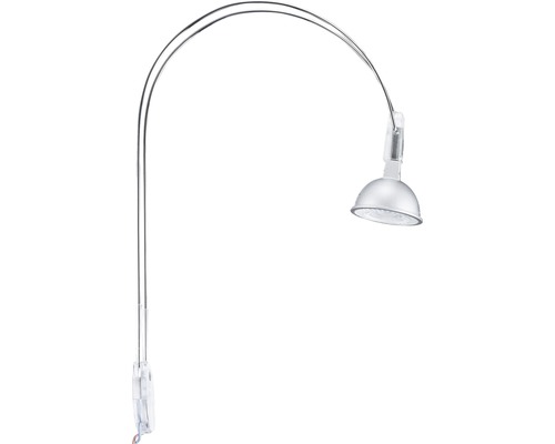 Éclairage de miroir LED 2x4W 230 lm lm 2700 K blanc chaud Galeria chrome H 300 mm Lampe LED flexible avec ventouse pour la fixation