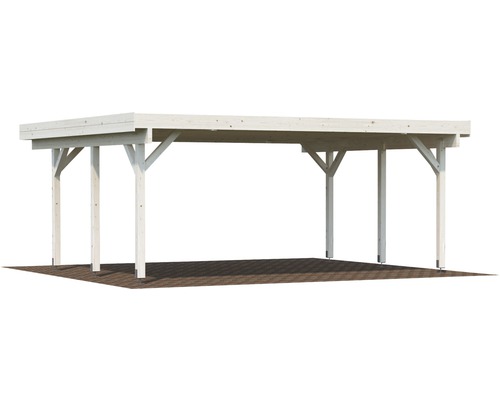 Carport en bois pour véhicules