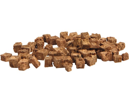 Braune, gewürfelte Hundesnacks