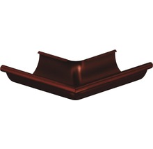 PRECIT Aussenwinkel Stahl halbrund 90 Grad schokoladenbraun RAL 8017 NW 125 mm-thumb-0