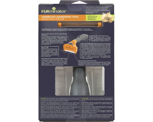FURminator Undercoat deShedding Tool pour chiens moyens à poils longs