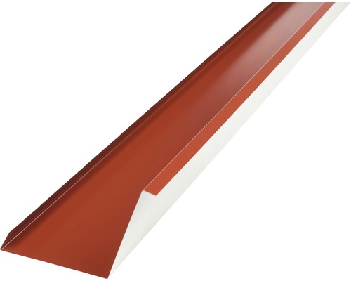 Noue pour tuile métallique PRECIT rouge oxyde RAL 3009 1000x100x115 mm