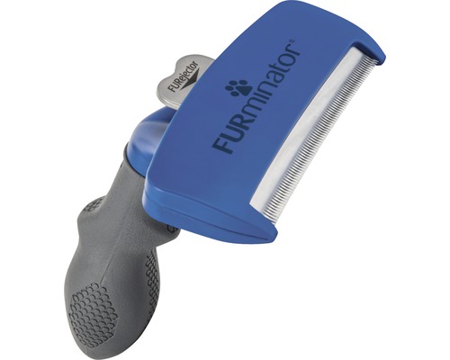 Fellbürste mit Auswurfknopf für Tierhaare