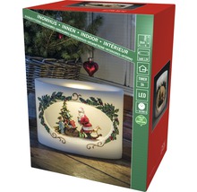 Emballage d'une décoration de table à LED avec un motif de Noël