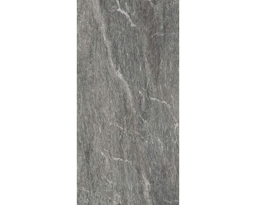 Graue Bodenfliese mit Steinoptik.