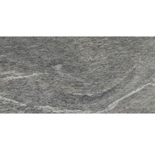 Carreau en grès cérame gris avec surface mate.