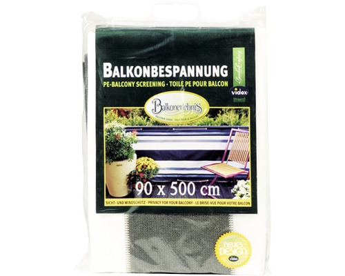 Balkonbespannung, Polyethylen, 90 x 500 Zentimeter