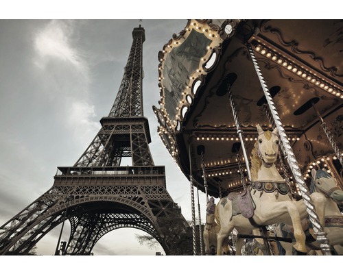 Papier peint photo Carrousel de Paris 184x127 cm