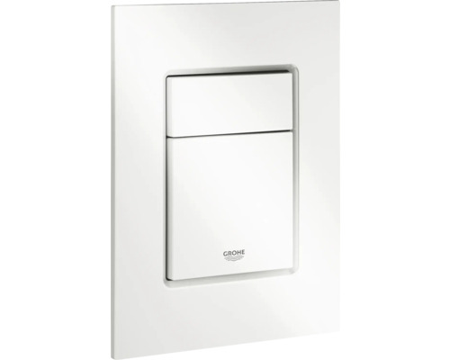 GROHE plaque de commande Skate S plaque blanc brillant / bouton blanc brillant 37535SH0