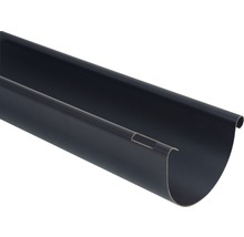 Dachrinne aus Kunststoff, halbrunde Form