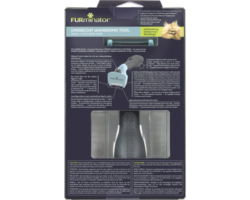 FURminator Unterfell deShedding Tool für kleine Katzen mit langem Fell
