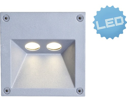 Applique extérieure à LED Näve 2x1W LED avec ampoule 5800K 200lm blanc chaud