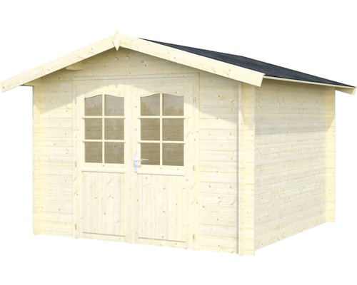 Gartenhaus mit Doppeltür und Fenstern