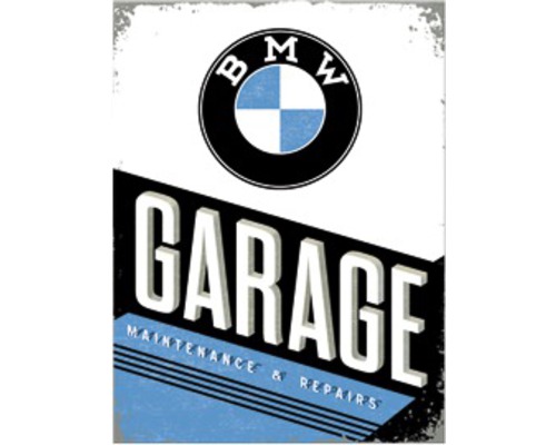 Aimant décoratif BMW Garage 6x8 cm