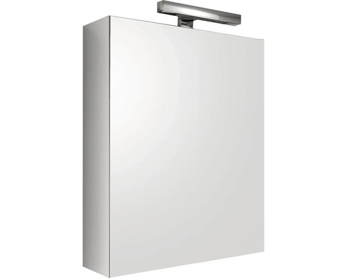 Armoire de toilette Baden Haus Aosta 45 cm blanc 1 porte LED