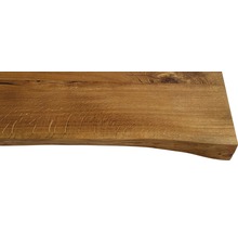 Holzplatte aus Eiche mit Baumkante